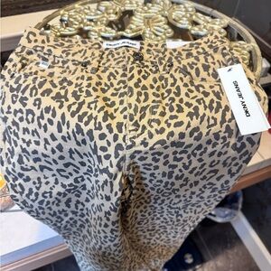DKNY Leopard Print Ankle Pants